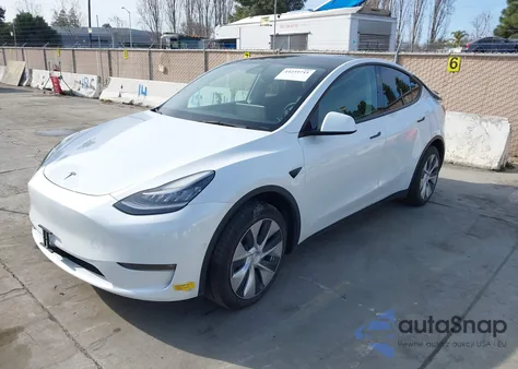 2022 Tesla Model Y Long Range Dual Motor All-Wheel Drive from USA, damaged, VIN 7SAYGDEEXNF321128